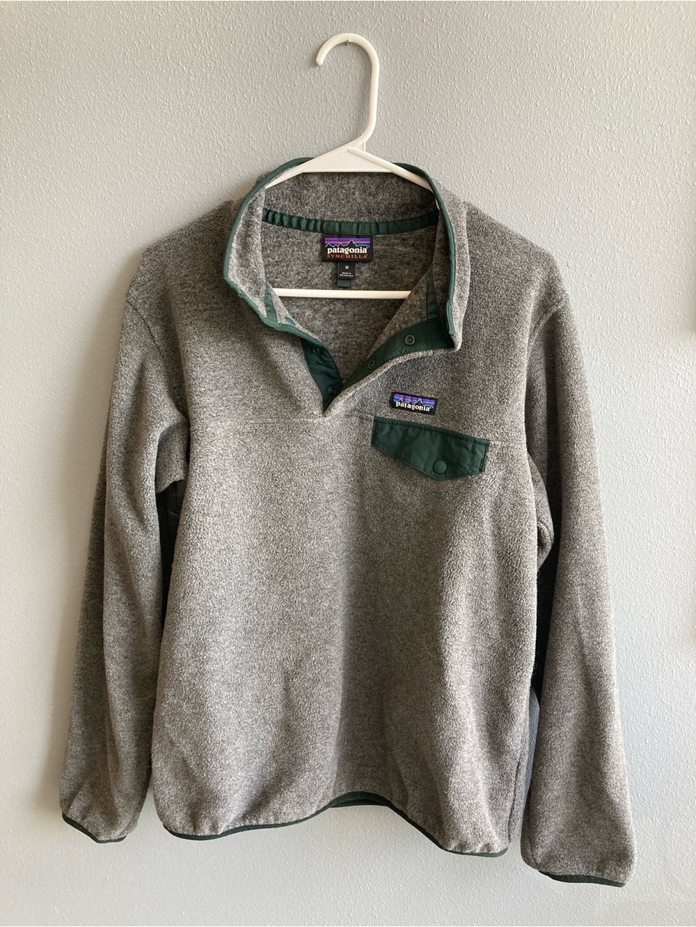 Patagonia Women’s Synchilla Snap-T Fleece Pullover, Sz Medium